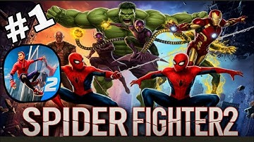 Spider fighter 2-gameplay😱 walkthrough part-1 🔥 | best fithing game in Mobile | 😵😲