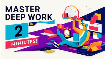 Animated Summary of Deep Work  by Cal Newport