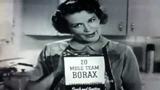 20 Mule Team Borax - Death Valley Days Classic TV Commercial