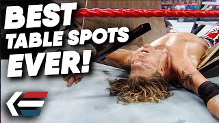 10 GREATEST Table Spots in Wrestling History | WrestleTalk