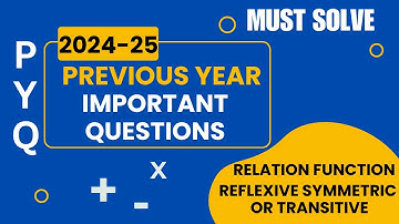 CLASS 12 MATHS | PREVIOUS YEAR QUESTION 2024 | ASSERTION & REASON | RELATIONS & FUNCTIONS | SOLUTION