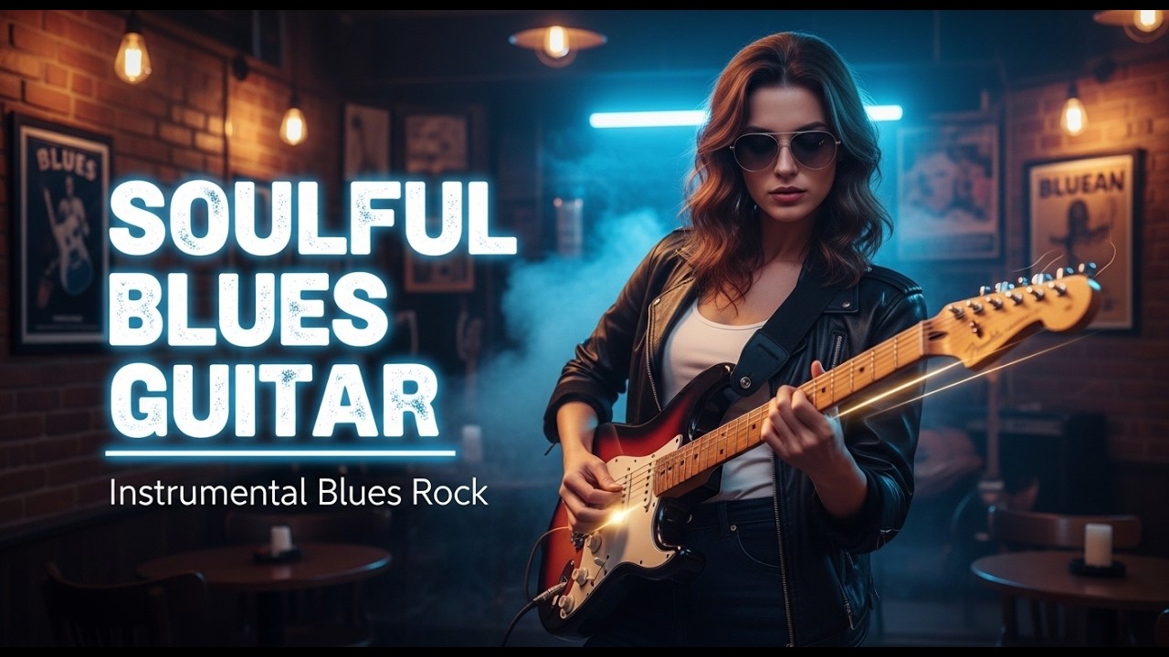 SOULFUL BLUES GUITAR Flow – Powerful Bends and Deep Feel | Instrumental Blues Rock Focus Music