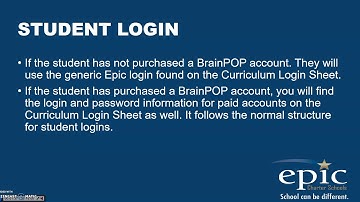 BrainPOP Login Instructions for Paid Accounts