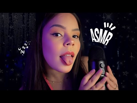 ASMR 4 HORAS SONS DE BOCA, Cliques de Língua, Estalos…