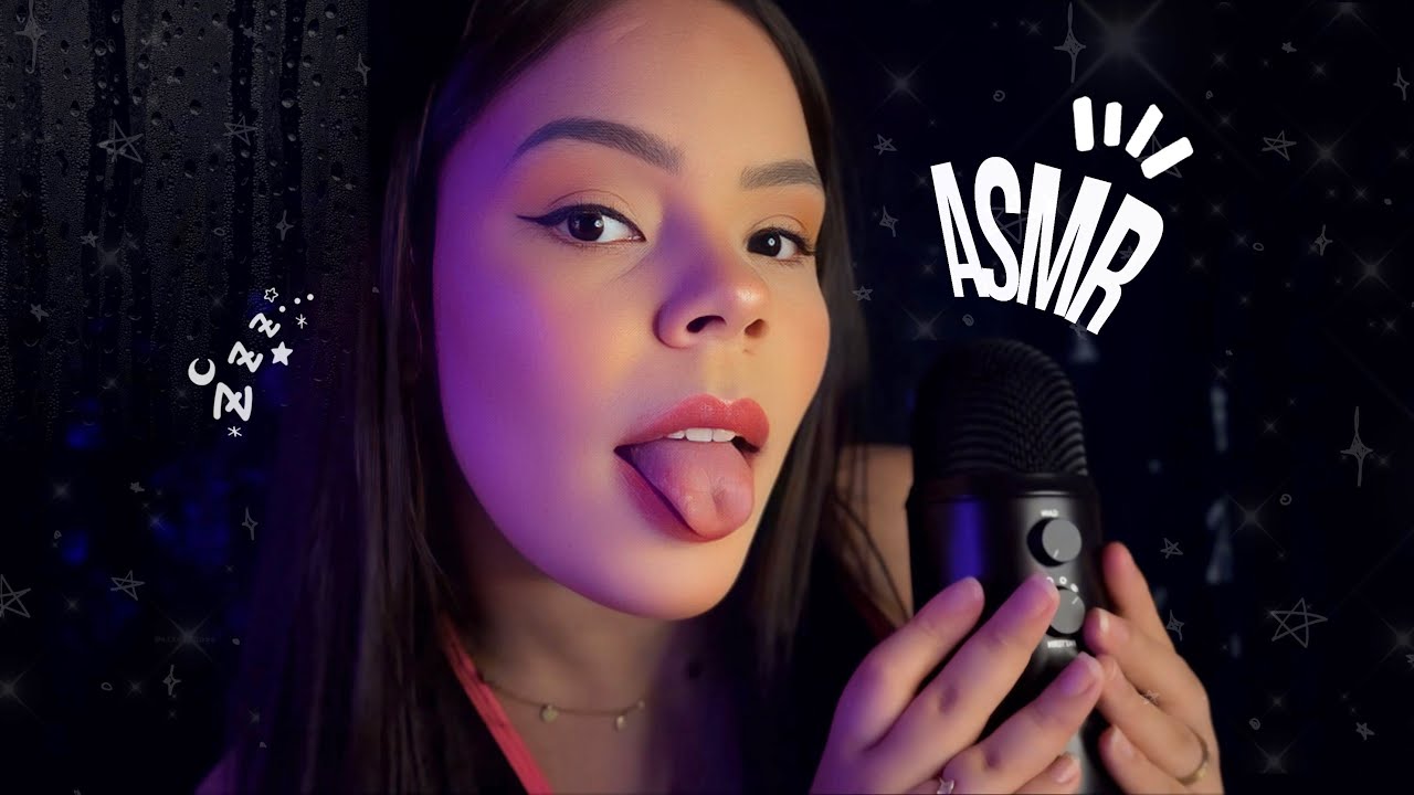 ASMR 4 HORAS SONS DE BOCA, Cliques de Língua, Estalos…