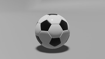 Soccer ball in less than 2 minutes (Blender)