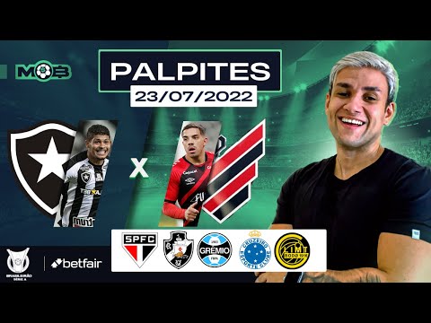 PALPITES DE FUTEBOL PARA O DIA 23 07 2022 + BILHETE PRONTO (SABADOU NO MUNDO BET)