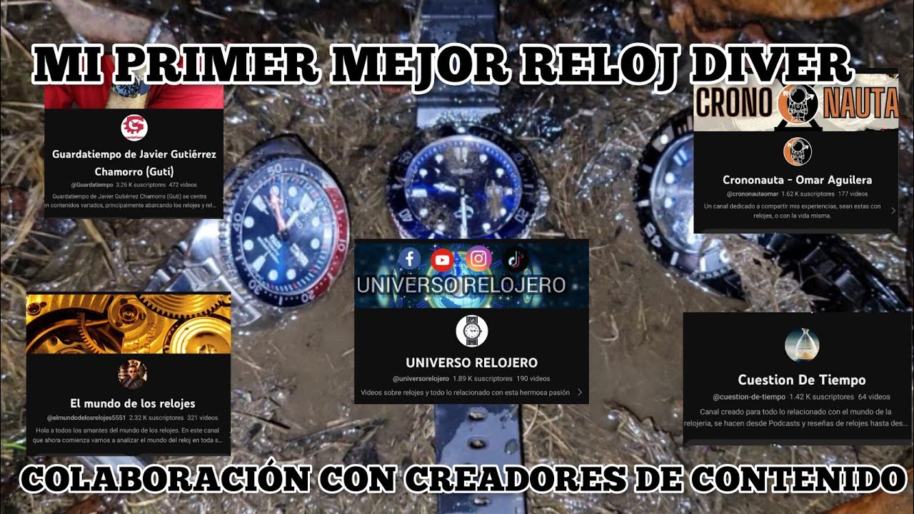 MI PRIMER MEJOR RELOJ DIVER ( Colaboración con Canales de Amigos)