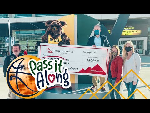 Mountain America and the Utah Jazz "Pass it Along" to Canines With a Cause to Support Veterans