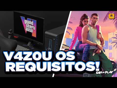 Seu PC VAI AGUENTAR RODAR o GTA 6?! - Saiba os Requisitos Mínimos... (Confira) #gta6