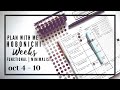 Functional Hobonichi Weeks plan with me | October 4 - 10 2021 | paperjoyph