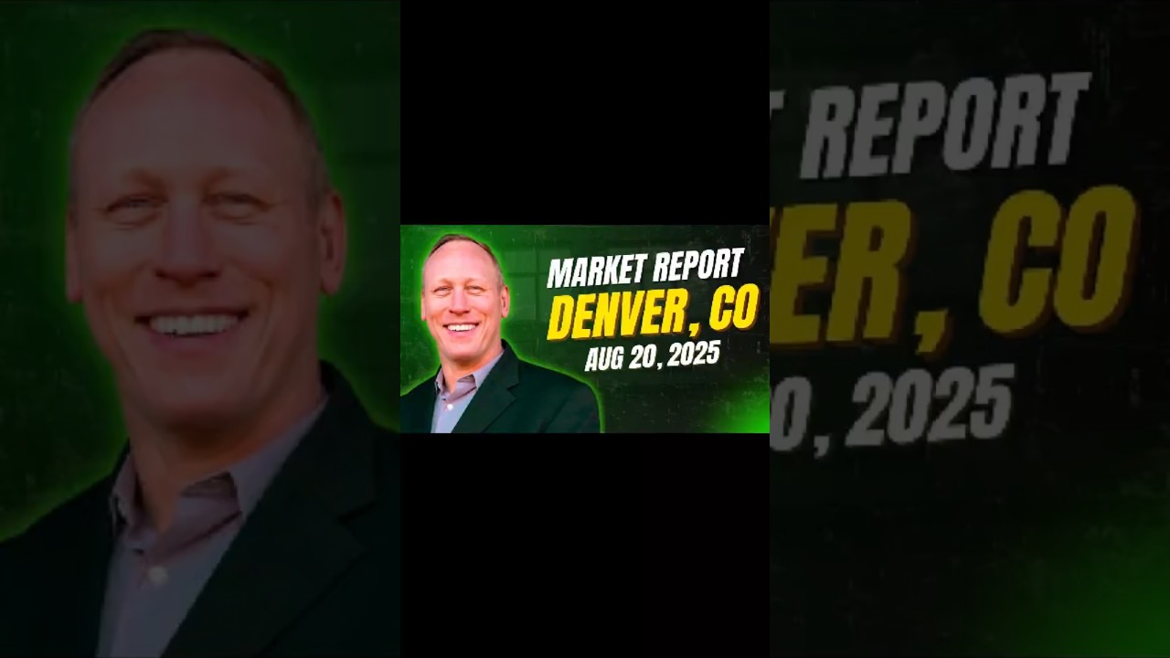 Denver Housing Market August 2025 — Prices Drop? Interest Rates? What Buyers & Sellers MUST Know!