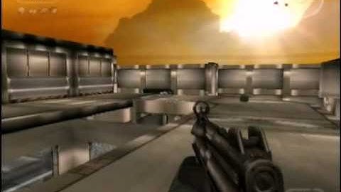 TimeSplitters: FP - MapMaker - Custom Multiplayer Map 1 Demonstrated in Deathmatch