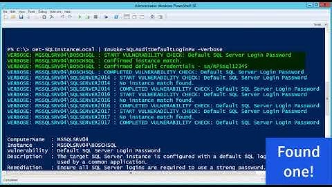 Using PowerUpSQL to Find Default Passwords Associated with 3rd Party SQL Server Instance Names