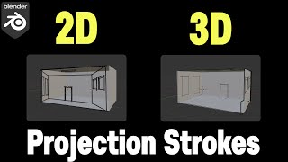 Reproject Strokes On Surface Grease Pencil, Blender