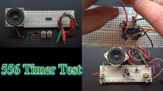556 Timer Test Duel Punk Console On A Breadboard