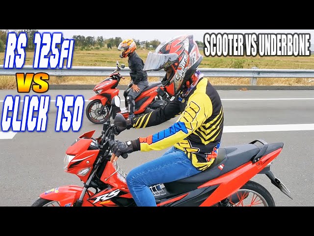 Honda RS 125 Fi vs Honda Click 150i  | Drag race class=