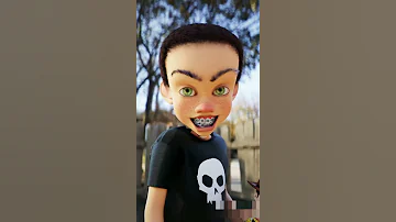 العاب ساندي من كرتون باظ يطير يشاركون في لعبة الحبار Short SquidGame المحراب جامع الاحباب 