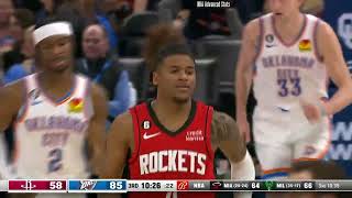 Jalen Green 12 pts 2 reb 4 ast vs Oklahoma City Thunder | 2023-02-04