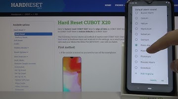 Alarm Tones on Cubot X20 – Available Sounds of Alarms