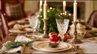 Elegant Christmas Dining Room Decor 2026 Luxury Tablescape Ideas for a Cozy Home