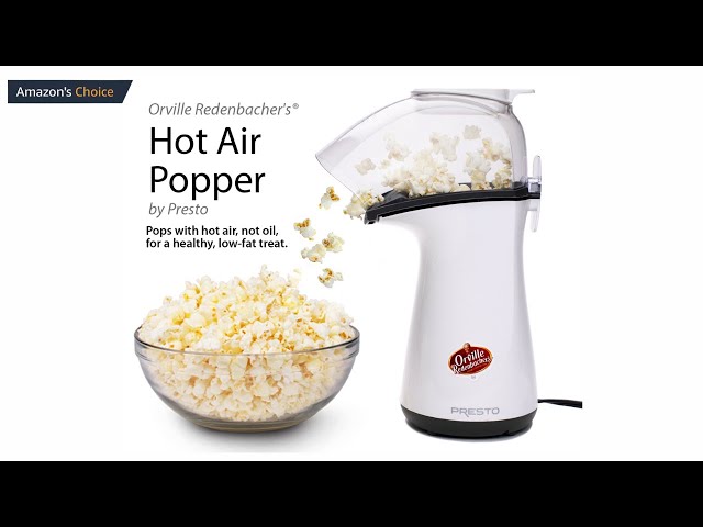 Orville Redenbacher's® Hot Air Popper by Presto - Product Info - Video -  Presto®