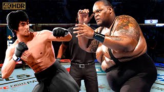 TRUE Bruce Lee vs. Big Daddy V WWE | EA Sports UFC 5 screenshot 5