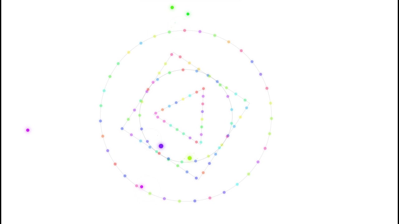 LIVE Asmr • Polyrhythm Rings — Evolutionary Rhythm Loop (Interactive Physics Sound)-aicode