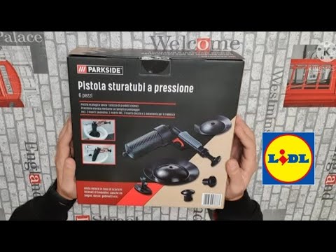 pistola sturatubi a pressione parkside descrizione e tutorial sull