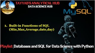 🎓 Lecture 6 | SQL Built-in Functions: MIN, MAX, SUM, AVG, DATE & DAY Functions | SQL for Beginners
