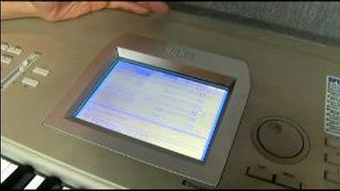 How to Play a Korg Triton Studio Keyboard : Korg Triton Studio Keyboard Global Mode