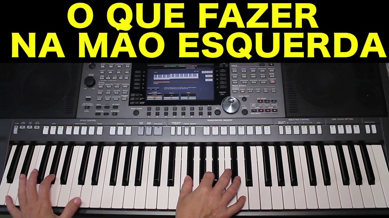 O QUE FAZER NA MÃO ESQUERDA - BAIXO ACORDEON