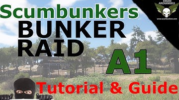 SCUM BUNKERS - A1 Military Bunker Raid Mech Entry and Exit Tutorial Guide