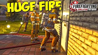 THE LARGEST FIRE YET - Firefighting Simulator The Squad
