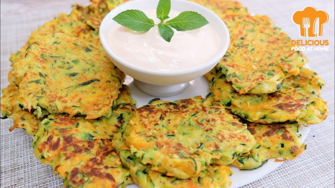 🥒 Tortitas de calabacín y zanahoria! ¡Receta fácil y rápida! Saludables