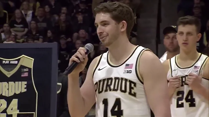 Purdue Basketball Honors Grady Eifert, Ryan Cline ...