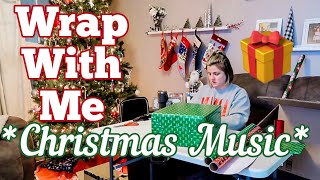 WRAP WITH ME | WRAP CHRISTMAS PRESENTS WITH ME 2023 | *CHRISTMAS MUSIC ONLY* | MEGA MOM