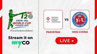 Download Lagu Pakistan vs Hong Kong | Stream 10 | IMC Over-40s T20 Cricket World Cup 2025 | live on myco MP3