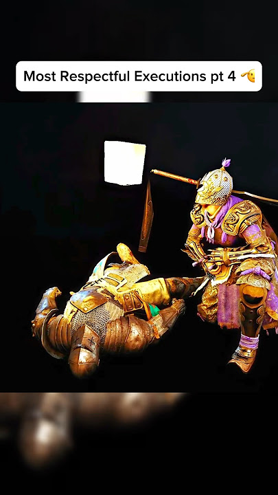 Most Respectful Executions pt 4 🫡 #forhonor #gaming #shorts