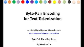 Byte-pair Encoding for Text Tokenization