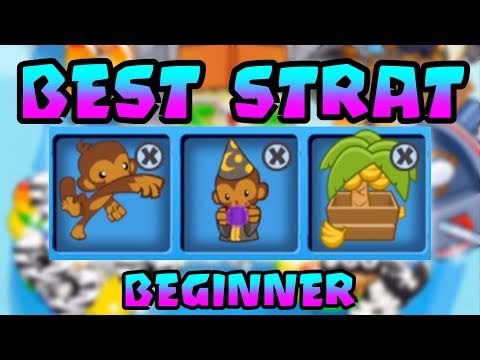 The BEST Strategy For Beginners! Dart + Farm+ Wizard | Bloons TD Battles