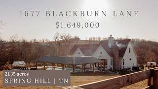 This 21-Acre Tennessee Property Has EVERYTHING Barn Pool Creek Views