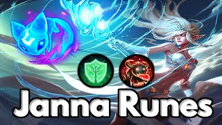 The BEST Janna Runes Season 10 League of Legends S10