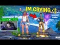 She CRIED when I gifted her TIER 100 BATTLE PASS.. (Fortnite Battle Royale)