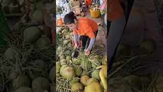 Coconut Cutting Skill Master #Shorts