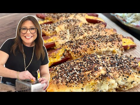 How to Make Everything Pigs in Crescent Roll Blankets with Cheddar and New York-Style Onions | Ra… | Rachael Ray Show