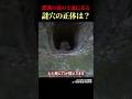 【謎穴】濃溝の滝（亀岩の洞窟）の上流に謎の穴があった #トンネル #素掘隧道 #shorts