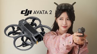 DJI Avata 2 10minutes to learn FPV and PK with my wife