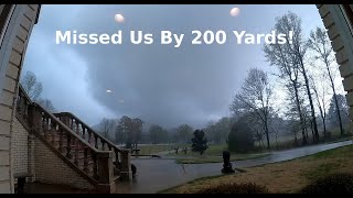 Multiple Vortex Tornado?  Synchronized with ABC 33/40 Tornado Coverage Audio. 3/25/21