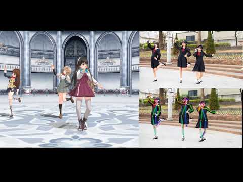 AIによる動画映像から３次元CGへの変換（OpenPose→MMD）（実例２：ダンス（やこまぺんた））